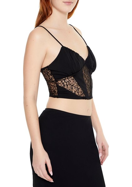 Dantel Detaylı Crop Korse fırsatları