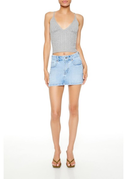 Triko Crop Cami Üst fiyatları