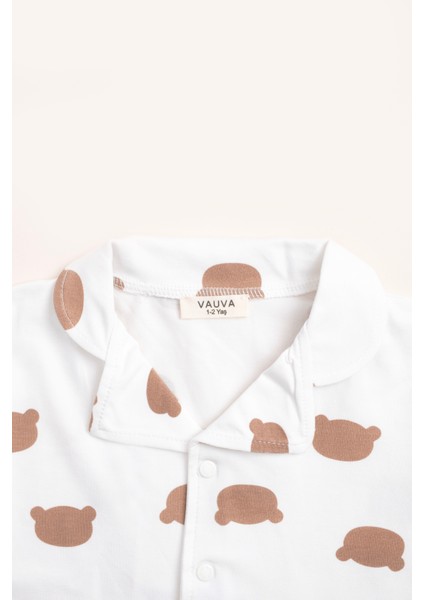Kız Erkek Çocuk Baskılı Uzun Kollu Pijama Takımı modelleri