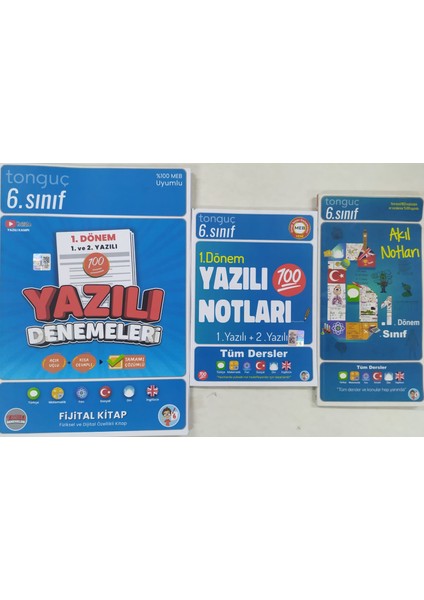 6. Sınıf Yazılı Notları 1. Dönem - Yazılı Denemeleri – Akıl Notları