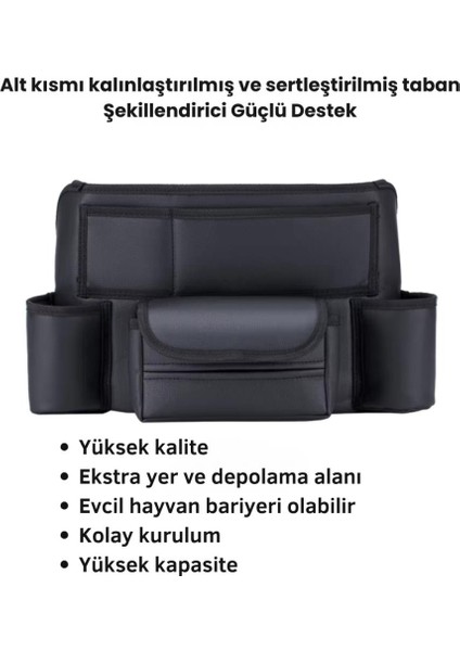 Araç Koltuk Arası Organizer Çanta Araç Saklama Kutusu Bardak Tutucu Araç Içi Düzenleyici Çanta