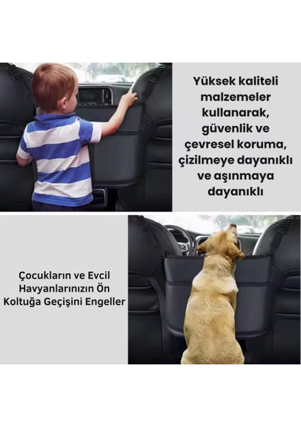 Araç Koltuk Arası Organizer Çanta Araç Saklama Kutusu Bardak Tutucu Araç Içi Düzenleyici Çanta
