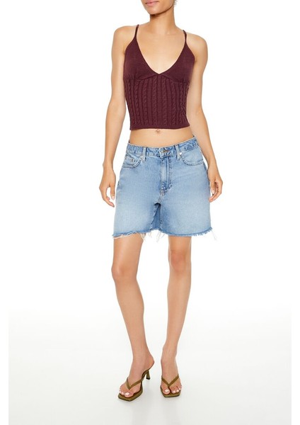 Triko Crop Cami Üst fiyatları