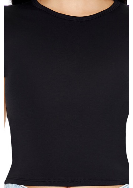Pamuklu Karışımlı Baby Tee modelleri