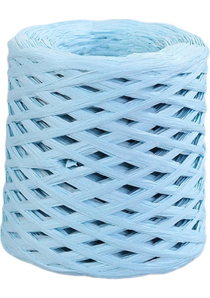 Hediye Paketleme Sevgililer Mavi Dokuma Için Rafya Kağıt Ş Süsleme (Yurt Dışından)