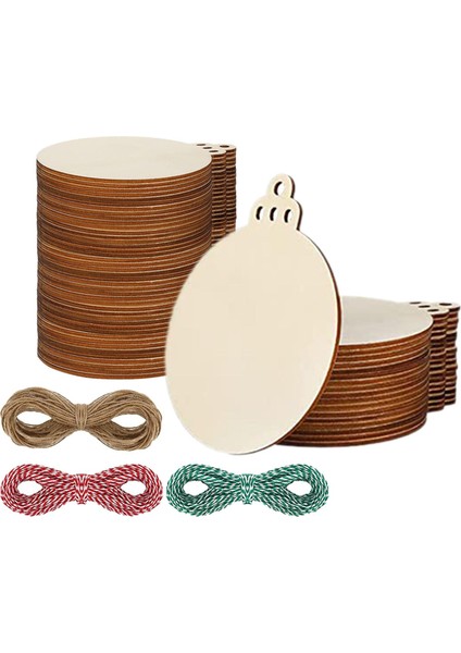 100 Adet Yuvarlak Ahşap Tag Dıy Etiket Noel Ağacı Aksesuarı Için Bitmemiş (Yurt Dışından) modelleri