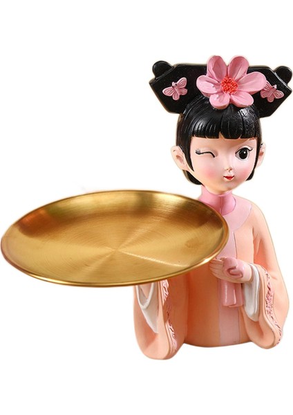 Yaratıcı Kız Heykelcik Mücevher Depolama Ev Masa Dekor Kurabiye (Yurt Dışından) fiyatları