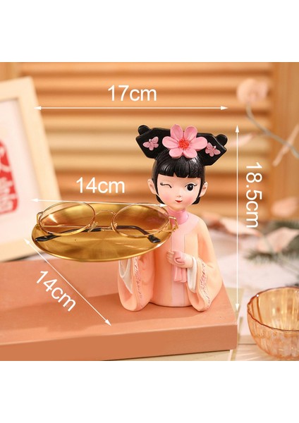 Yaratıcı Kız Heykelcik Mücevher Depolama Ev Masa Dekor Kurabiye (Yurt Dışından) indirimleri