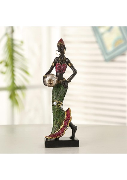 Afrika Heykelcik Kadın Figürü I Rafı (Yurt Dışından) fiyatları