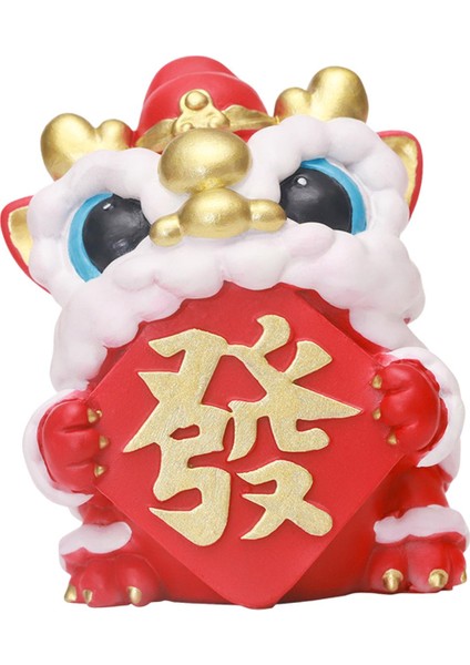 Çin Yılı Dekorasyon Hediyesi Reçine Süsü Çince C (Yurt Dışından)