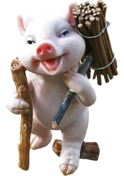 Domuz Heykelcik Küçük Domuz Heykel Domuz Heykeli Tahsil Icı Domuz Yakacak 9.5x5.5 cm (Yurt Dışından) fiyatları