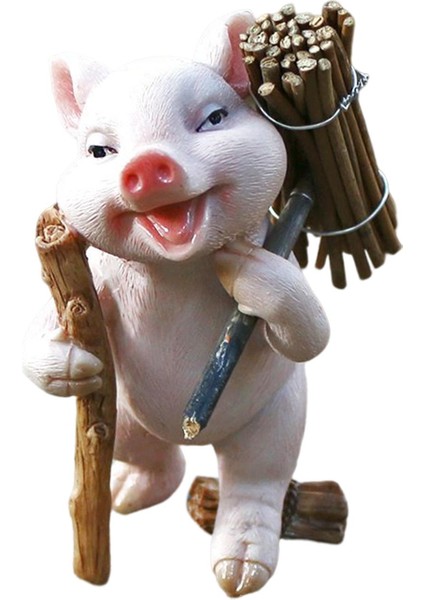 Domuz Heykelcik Küçük Domuz Heykel Domuz Heykeli Tahsil Icı Domuz Yakacak 9.5x5.5 cm (Yurt Dışından) fırsatları