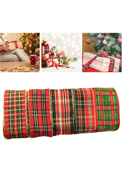 5x Noel Şeridi Çuval Örtüsü Şeridi Dıy El Sanatları Çelenk Düğün Buketleri (Yurt Dışından) fırsatları