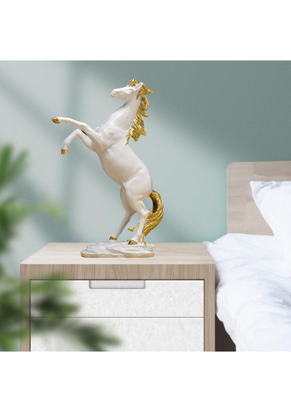 At Heykeli Heykel Oturma Odası Raf Tv I Dekor El Sanatları Altın (Yurt Dışından) fiyatları