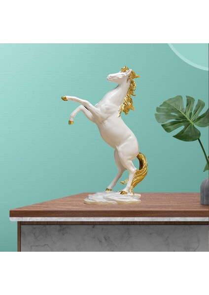 At Heykeli Heykel Oturma Odası Raf Tv I Dekor El Sanatları Altın (Yurt Dışından) fırsatları