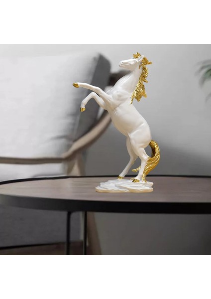 At Heykeli Heykel Oturma Odası Raf Tv I Dekor El Sanatları Altın (Yurt Dışından) indirimleri