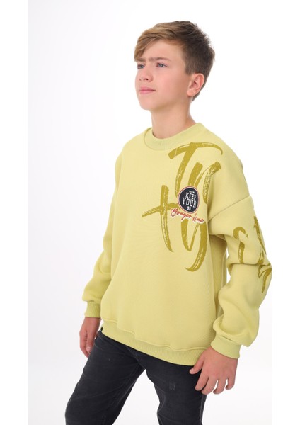 Erkek Çocuk Baskılı Sweatshirt modelleri