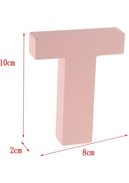 Ahşap Yüzen Harfler Harf Büyü T (Yurt Dışından)
