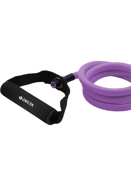 Mor 120 cm Pilates Direnç Lastiği, Hafif Sertlik, 7x10 mm, Tutacaklı, Esneklik Sağlar fiyatları