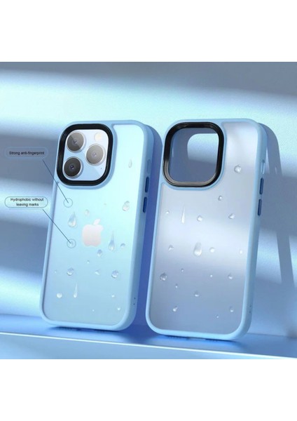 Apple iPhone 11 Pro Yanları Renkli Silikon Parlak Arka Yüzeyli Tiger Hibrit Kapak