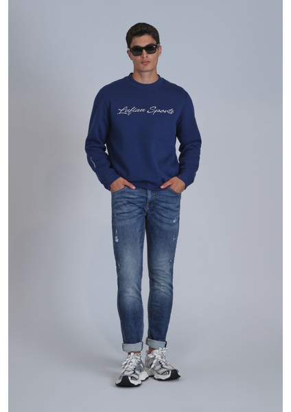 Brıce Smart Jean Erkek Pantolon Slim Fit Mavi