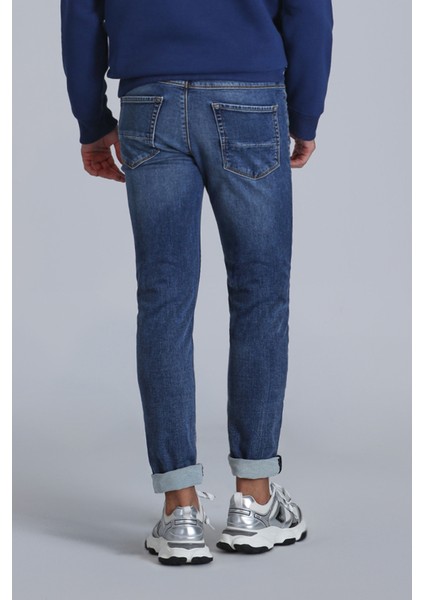 Brıce Smart Jean Erkek Pantolon Slim Fit Mavi