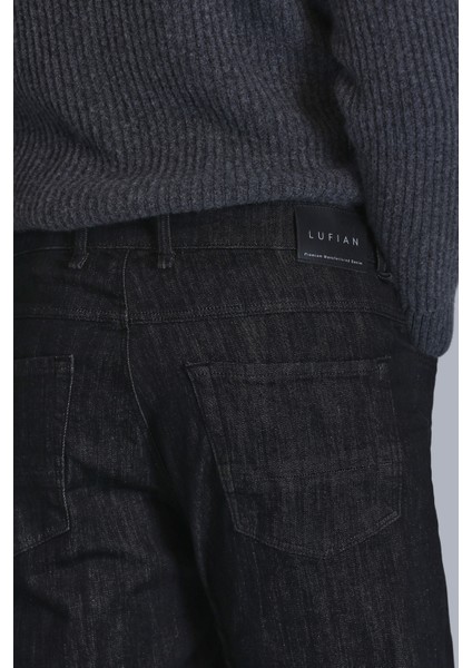 Leonard Smart Jean Erkek Pantolon Slim Fit Siyah