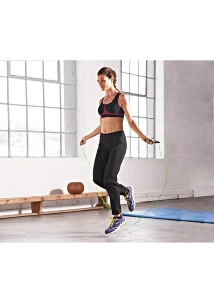 Silikon Atlama Ipi, Ayarlanabilir, Boy Zıplama, Renk: Siyah indirimleri