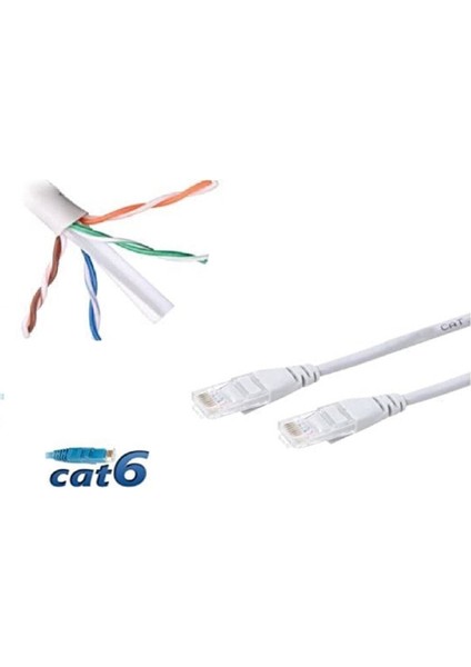 Cat6 40 Metre Patch Ethernet, Internet, Ağ & Network Kablosu