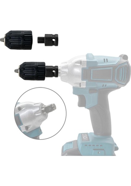6266 Plastik Mandren 2-13 mm 1/2"-20UNF (Somun Sökme Adaptörlü)