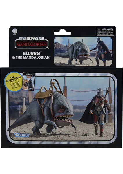 Star Wars Vintage Collection Blurrg & The Mandalorian (The Mandalorian) Ikili Figür Seti