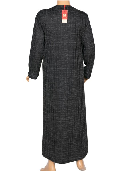 Hesna Kadın Nurel Büyük Beden Kışlık Kare Çıtçıtlı Siyah Pardesü fırsatları