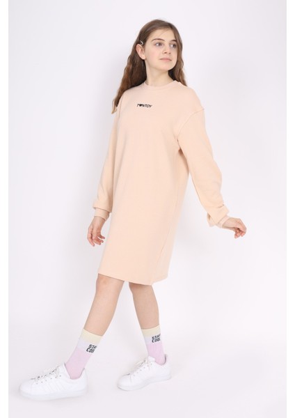 Kız Çocuk Baskılı Elbise