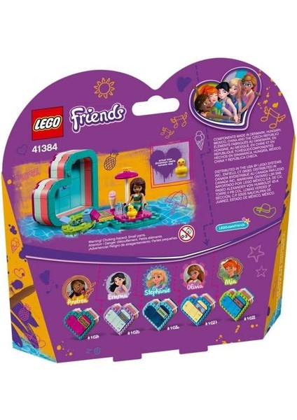 Friends Andrea'nın Yaz Kalp Kutusu 41384 Yapım Seti (83 Parça)