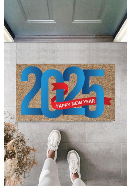 Kapı Önü Paspası Yeni Yıl 2025 Özel Tasarım Model 122