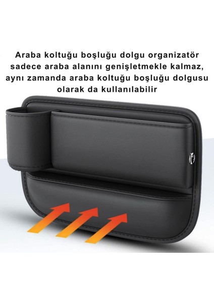 Suni Deri Araç Koltuk Yanı Organizatör Araç Bardak Tutucu Araç Telefon Cüzdan Kutusu Bardaklık