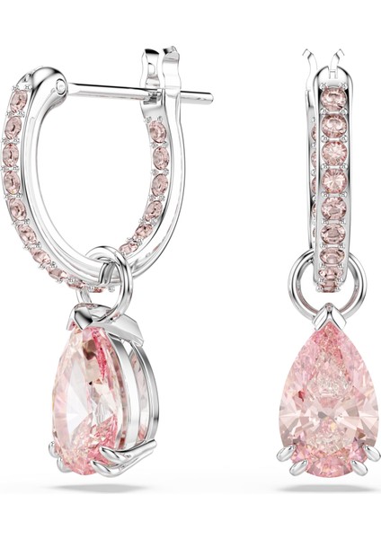 5723566 Swarovski Küpe Mp Attract:pe Mn Hoop Mfp Rose/rhs