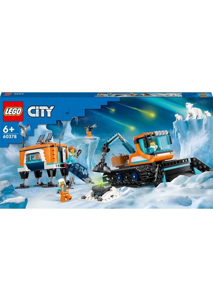 ® City Kutup Keşif Kamyonu ve Mobil Laboratuvarı 60378 Oyuncak Yapım Seti (489 Parça) modelleri