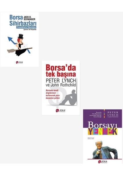 Borsa Sihirbazları - Borsada Tek Başına - Borsayı Yenmek 3 Kitap