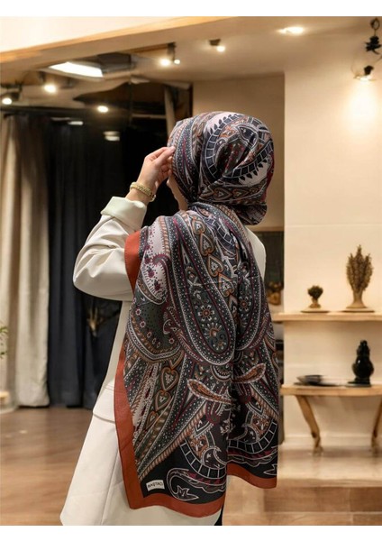 Pamuk Etnik 0191 Kiremit Şal fiyatları