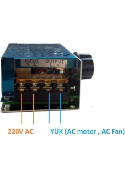 4000W Dimmer Ac 220V Motor Hız Kontrol Devresi