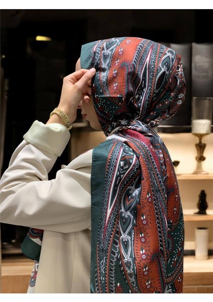 Pamuk Etnik 0191 Zümrüt Şal