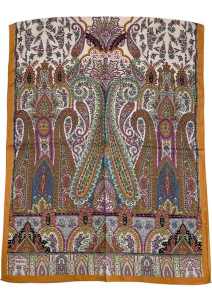 Pamuk Etnik 0193 Hardal Şal modelleri