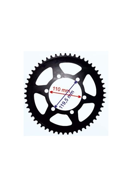 Arka Dişli 53T Kawasaki Nınja 250 (Iç 110Mm) (520 Zin