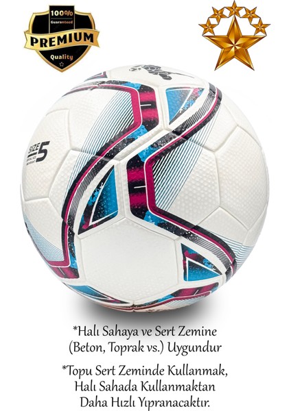 Profesyonel Futbol Topu Dikişsiz Futbol Topu Sert Zemin Halı Saha Futbol Topu Premium Kaliteli Futbol Topu