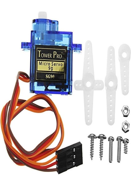 Cbrobotıc Tower Pro SG90 Rc Mini Servo Motor 180°C