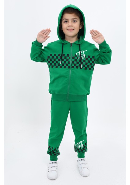 Erkek Çocuk Baskılı Eşofman Takım