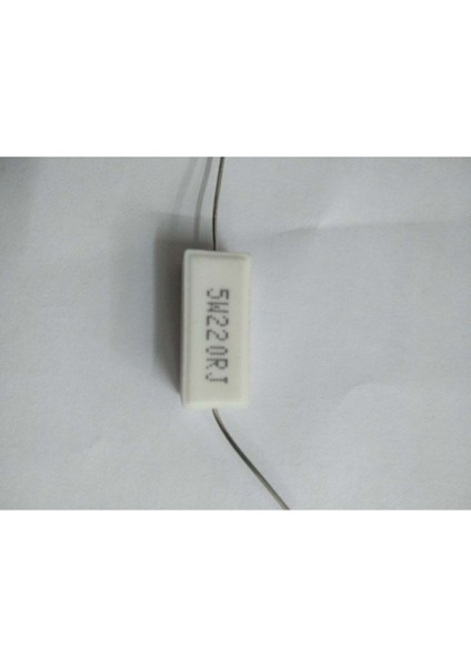 5 Watt 220R Taş Direnç=adet Olarak Satılır