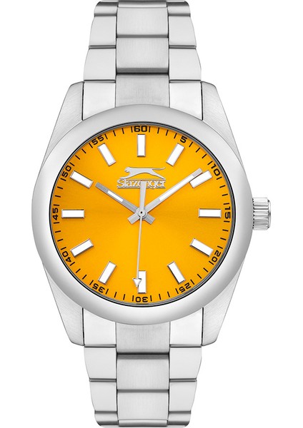 Gümüş Erkek Kol Saati Su Geçirmez