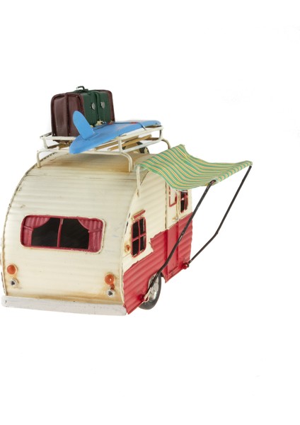 Dekoratif Karavan Metal Karavan Klasik Model 25 cm